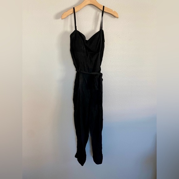 Guess Pants - GUESS black jumpsuit